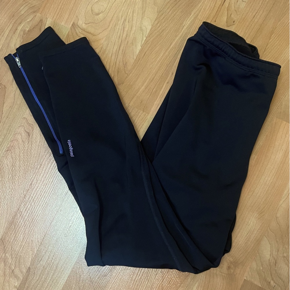 Patagonia Zipper Ankle Tights Base Layer Size Medium